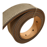 Ceinture veau-velours kaki - Grand Rue